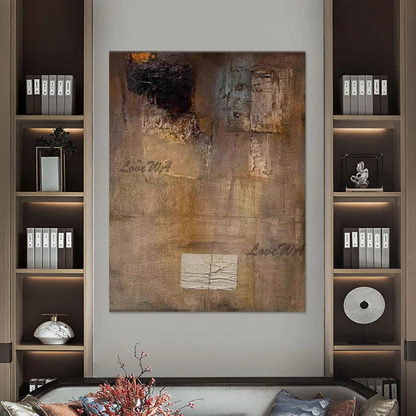 Abstract Oil Painting Large Modern Art Textured Design Wall Handmade Canvas Artwork Hotel Decoration Wholesale Of 3d Picture